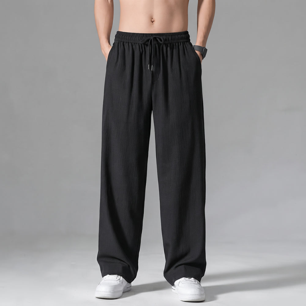 Men's Micro Plain Trouser Black